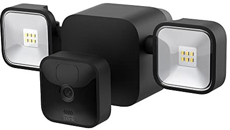 Blink Outdoor + Floodlight | wireless, battery-powered HD floodlight mount and smart security camera, 700 lumens, motion detection, set up in minutes | 1-camera kit