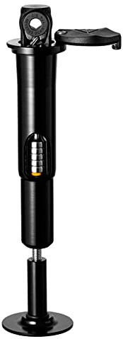 Granite Stash RT Attrezzo Multifunzione a Crick per Bicicletta con 9 Punte Riposte all'Interno del Tubo Sterzo Conico - Supporto Attrezzo a Molla per un Accesso Facile (Nero).