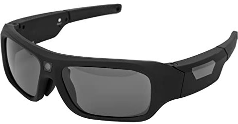 Smart Video Recording Sunglasses 2048x1152 Full HD Camera Glasses for Driving Cycling Riding, Polarizing Lens, High Resolution, Support 128GB Memory Card, Arc Design