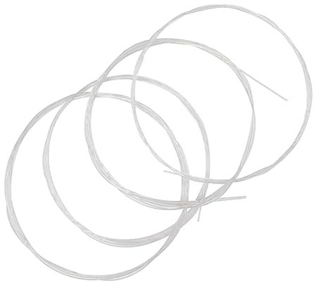 BESTonZON 4 Stück Saite Irin Transparente Nylonsaiten Ukulelensaiten Instrumententeile Zubehör Ukulele Ukulelenwartung Ukulelendraht Musikdraht Für Ukuleleninstrumentenzubehör