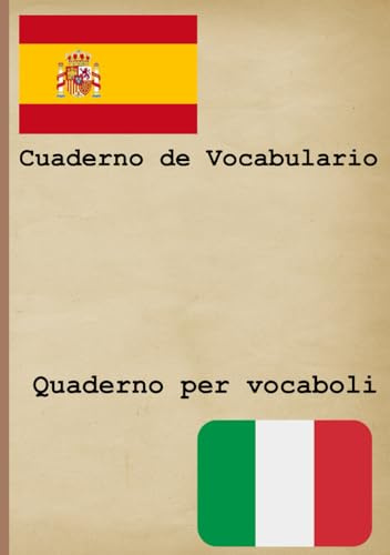 Cuaderno de Vocabulario / Quaderno per vocaboli