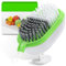 Lumkew Vegetable Brush Scrubber Drainable,Potato Mushroom Scrubber Brushes foodss Veggie Fruit Washing Scrub Cleaner,White 1Pcs