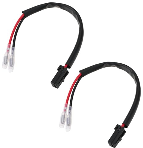 Be In Your Mind 2Pcs 2-Pin Indicator Adapter Cable Type F Compatible with Harley-Davidson