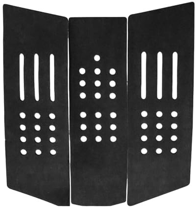 RCGOFOLLOW Surfbräda Traktionsplatta Halkfri Funboard Hållbar EVA Vattentät Lätt att Fästa Skimboarding Essential Surfbräda Traktionsplatta Komplett Set Däck Surf Tail Funboard Paddelbräda Halkfria