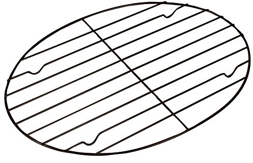 Fox Run - 57213 Fox Run Non-Stick Oval Roasting/Cooling Rack, 11.25 x 8.25 x 0.5 inches, Metallic
