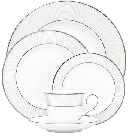 Lenox 806506 Opal Innocence Stripe 5-Piece Place Setting