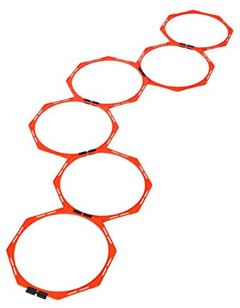 Select Unisex – Erwachsene Oktagon v22 Koordinationsringe, Rot, Uni