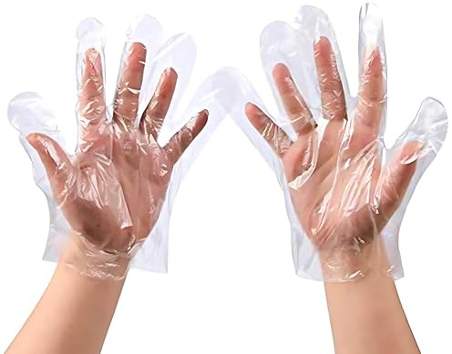 XARA Guanti Trasparenti Usa E Getta In Polietilene - Pack 10.000 - Ipoallergenici Senza Lattice - Guanti Plastica Usa E Getta - Trasparenti Monouso - 100% Riciclabili