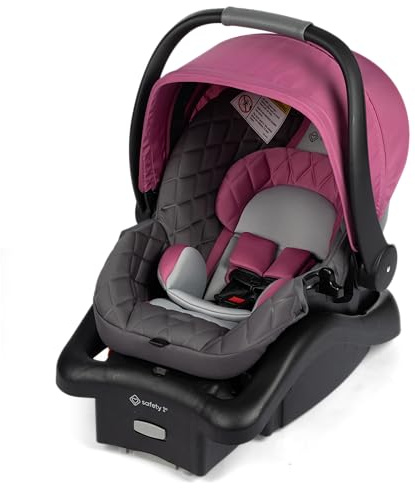 Safety 1st onBoard™ Insta-Latch™ DLX Infant Car Seat with Base, Baby Car Seat for 4-30 lbs., Rear Facing Car Seat, Beach Rose