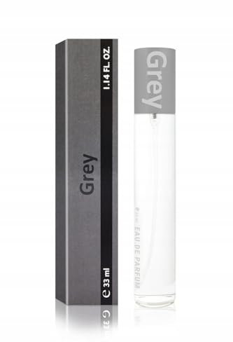 NAINA Herrenparfums Grey 33ml – Parfums für Männer – Parfümfläschchen Spray, Flakon Eau de Parfum – Inspiriertes Herren Parfüm - Einzigartige Düfte und Dufterlebnisse - Aromatisches Herrendüfte