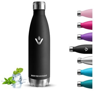 Gourde- 750ml- Gourde Isotherme, Sans BPA, Bouteille Inox, 24h Froid & 12h Chaud, Anti Fuite, Reutilisable, Acier Inoxydable 18/8, Bouteille d'eau pour Bureau, Randonnée, Camping