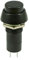 Black Round On/Off Latching Push Button Switch SPST 12mm