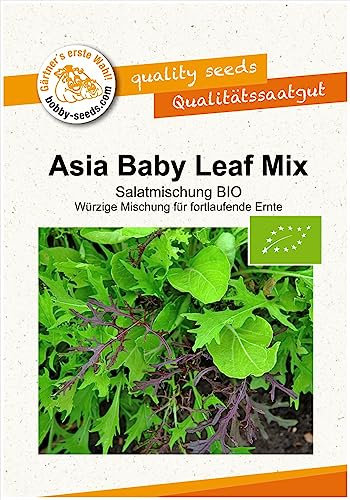 BIO-Salatsamen Asia Baby Leaf Pflücksalat Portion
