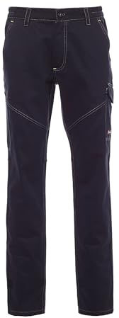 Pantaloni da Lavoro Unisex Invernale in Cotone Marca Payper Art. Worker Winter (Blu Navy, XL)