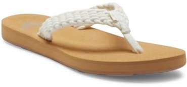 Roxy Sandales Porto IV pour femme, naturel, 37 EU