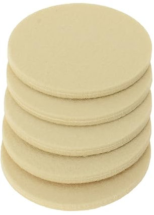 foodis Crepes Maker Accessories Set of 5 Replacement Pads for Crepe Oiler - Crepes Stamp Pads for Oiling and Cleaning - Crepes Machine Accessories