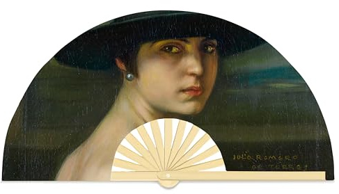 Abanico de Mano Plegable Diseño Exclusivo Cordobesa - Abanico Español - Regalo Original y Elegante - Ideal para Bodas, Cumpleaños, Eventos, Fiestas y más