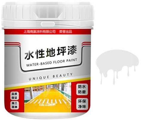 Peinture au ciment pour béton extérieur, peinture pour sol à base d'eau | Peinture de sol à revêtement imperméable 500 g à séchage rapide,Peinture pour sol en béton, revêtement de sol de garage pour i