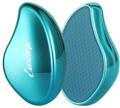 Easkep 2in1 Nano Glas Hornhautentferner - Hochwirksame Hornhautfeile - Professionelle Pediküre für Füsse, Hornhaut Entfernung für Nass&Trocken, komfortable Entfernung von Hornhaut (Blau)