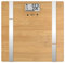 TERRAILLON - BAMBOO FIT – Elektronische Personenwaage BMI, Platte aus natürlichem Bambus, 4 Elektroden für Massenanalyse, Kapazität 180 kg, Skala 100 g, LCD-Display, Bambus