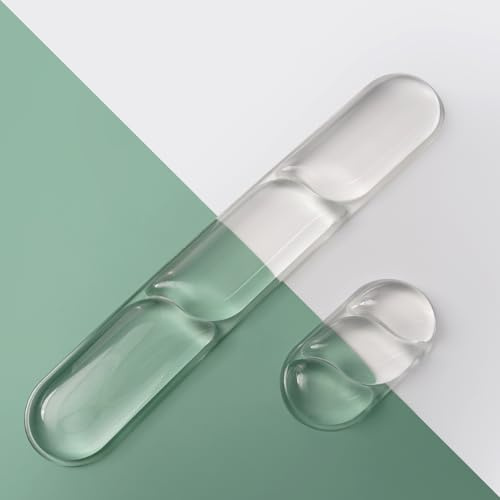 TECKNET Kühlende Gel-Handballenauflage, Ergonomische Handauflage zur Entlastung des Handgelenks, gegen Schwitzen und Hitze, rutschfeste Handauflage für Tastatur und Maus Set, ideal für Büro & Gaming