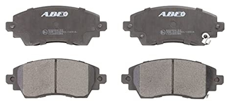 ABE Kit pastiglie freni Anteriore con segnalatore acustico usura | Low-Metallic C12085ABE Compatibilità con TOYOTA COROLLA Liftback E11 Picnic XM1 COROLLA E11 COROLLA Compact E11