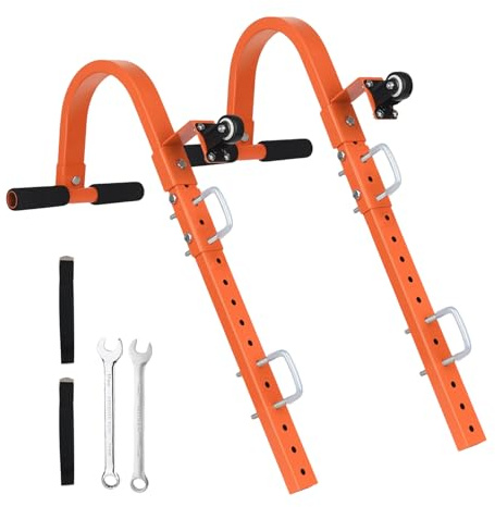 Takstege stabilisator – takstege krokstabilisator, rännrengöringsutrustning | Takkrok med hög prestanda med hjul och halkhandtag, takstege stöd för målarrännrännan
