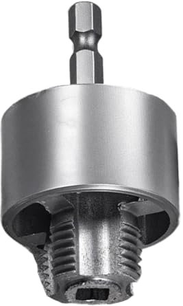 Filettatrice Interna Per Tubi PVC,Filettatrice Elettrica Completa Per Trapano | Kit Filettatore Multifunzionale Ergonomico Per Principianti e Professionisti