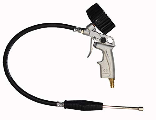 Reifenfüller Reifendruckprüfer 0-10 bar mit geradem Tankstellenstecker