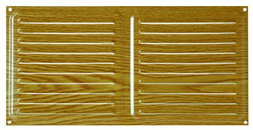 Brinox B70240Y - Rejilla de ventilación (15 x 30 cm) color madera clara