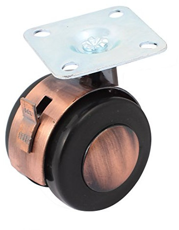 Aexit 2 Dia Office Table Chair Alloy Swivel Twin Wheel Trolley Caster w Brake (fd0c073fc86be0639f5a343760083cce)