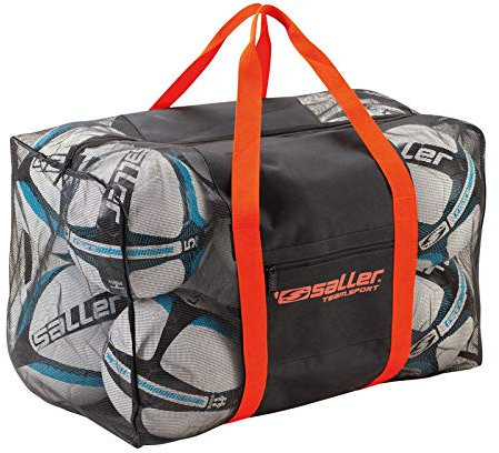 Saller BALLTRAGETASCHE wasserabweisendes Material 12 Bälle Balltasche Ballkorb Balltragetasche Fußballtasche Ballschlauch Ballsack