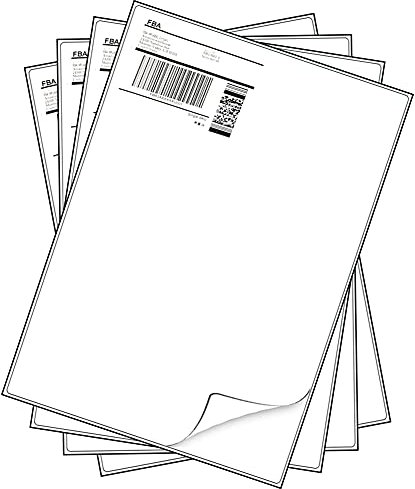 MFLABEL 100 Blatt Universal-Etiketten, A4, selbstklebende Etiketten, Aufkleber, 210 x 297 mm, Adressetiketten, Aufkleber – geeignet für Laser-/Tintenstrahl-/Kopierer-Nutzung