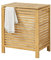 [en.casa] Bambus Wäschekorb Skövde 50,5 x 35,5 x 60 cm Wäschetruhe Wäschesammler mit herausnehmbarem Wäschesack 65 L