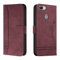 QIWEIQING Funda Huawei P Smart 2018 con Tapa, Funda Movil Huawei P Smart 2018, Funda Libro Honor 9 Lite Carcasa Magnético Funda para Huawei P Smart 2018 / Honor 9 Lite .Red Wine HX