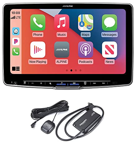 Alpine ILX-F511 Halo11 Multimedia Receiver with 11-inch Floating Touchscreen Display with SXV300v1 Satellite Tuner