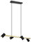 Trio Leuchten Pendelleuchte Marley 302400480, Metall Schwarz matt/Messing, exkl. 4x GU10