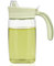 BELLE VOUS Botella Aceitera de 700 ml - Dispensador con Tapa Abatible y Asa para Aceite de Oliva y Girasol Usado y Vinagre - Dosificador de Cristal Rellenable con Pico Antigoteo