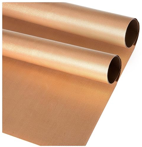 Forever Young & Co. 2 Pack Non-stick Copper Large Oven Floor Protector Liner, Grilling Mats Reusable Baking Mats Heavy Duty Grill Mat of Electric Gas, Toaster, Microwave Ovens Grills, Easy to Clean