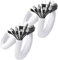 White Cable Sleeve 2Pack 5ft - 16mm Cable Tidy Sleeve Self Closing Wire Covers for Cable Management, Animal Proof Wire Cable Protector for TV PC Home Office