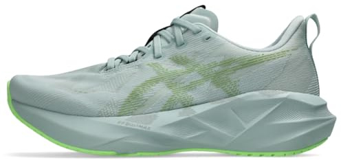 ASICS Men's NOVABLAST 5 Running Shoes, 9, Cold Moss/Light Orange