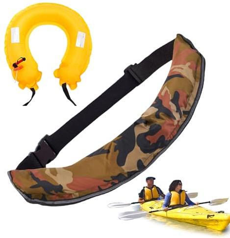 Waist Rescue Belt - Portable Rescue Belt with Buoyancy, Adjustable Reflective Survival Tool with Whistle for Women Sports Fishing Paddle Boarding Kayaking