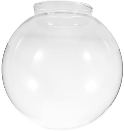 Anneome Pantalla de Vidrio Lampara Esférica de Repuesto, Vidrio Resistente al Amarilleo, Fácil de Limpiar, para Lámpara Colgante en Dormitorio y Hogar