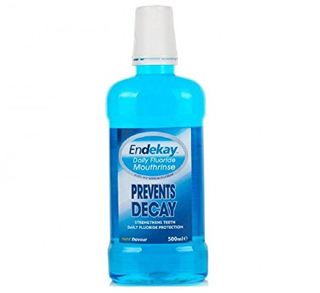 Endekay Fluoride Mouthrinse Daily 500ml – Daily Fluoride Mouthwash for Fresh Breath & Oral Care