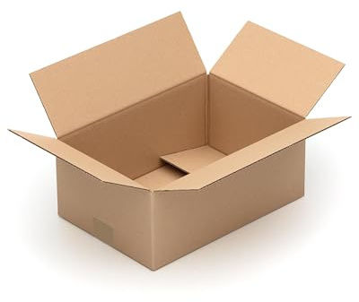 Boîtes pliantes, 350 x 240 x 150 mm, 25 pièces | Boîtes en carton ondulé | Idéal pour les expéditions
