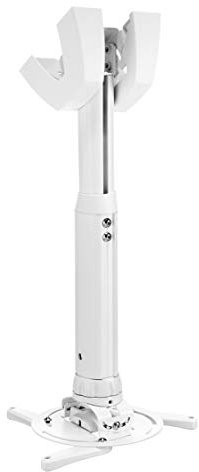 Vogel's PPC 1540 Projektor-Deckenhalterung für 30-337mm (1,2-13,2 Zoll) Projektoren, drehbar + neigbar und höhenverstellbar, max. 15 kg, weiß