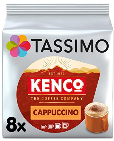 Tassimo Kenco Cappuccino Coffee Pods, (16 pods, 8 servings)