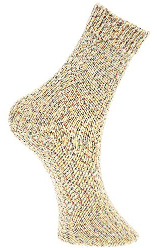 Rico Superba Bamboo Superwash - Gomitolo di Lana per Calze, 4 Fili, Colore: Giallo 026, 100 g, 420 m, per Lavoro a Maglia e Uncinetto