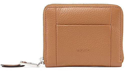 Picard Damen Portemonnaie Pure 1 aus Echtleder Mittel | mit Reißverschluss | Portemonnaie | Alltag