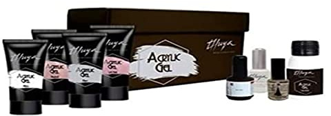 THUYA Kit Acrylique Gel Complet Noir, Standard